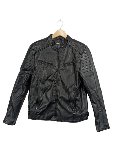 Zara lederjacke biker style - biker,