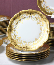 Große Essteller von Rosenthal Pompadour handbemalt / Kunstabteilung 1 von 6