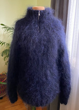 STRICKEN AUF BESTELLUNG MASSANFERTIGUNG Pullover M L XL XXL  Mohair Wolle Lungo