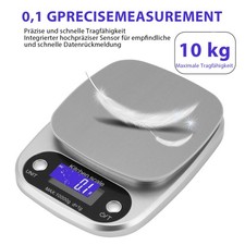 Digital Waage Feinwage Goldwaage Münzwaage Präzisionwaage 10kg/1g Küchenwaage