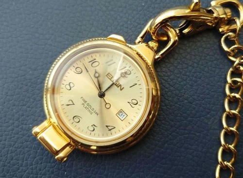 Elgin quarz taschenuhr - elgin,