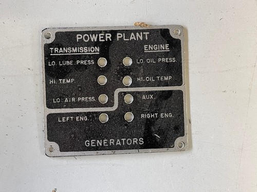 Data plate power - power, plant