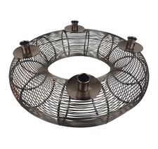 Adventskranz Metall Silber ⌀