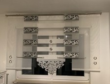 Flächenvorhänge Flächenvorhang Schiebegardine Gardinen Schiebevorhang Set luxus