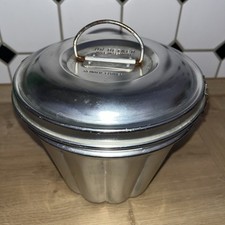 Dr. Oetker  Wasserbad Puddingform mit Deckel  * Gugelhupf Kuchenform * Aluminium