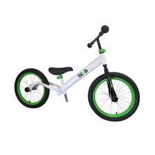 Bixe 16-Zoll-Fahrrad für Kinder ab 5 Jahren, grün Balan Bike ohne Pedale
