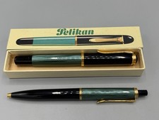 Pelikan New Classic Füller mit 585 Gold Feder 14 K grün Vintage + Kugelschreiber