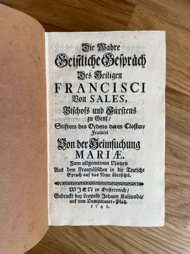1741 franz von sales wahre - 1741,