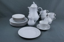 AK KAISER MARIE ANTOINETTE weiss schönes altes Kaffeeservice 6P 21tlg