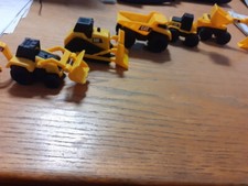 5x Cat Caterpillar Funrise model bagger Spielzeug radlader Raupe kipper