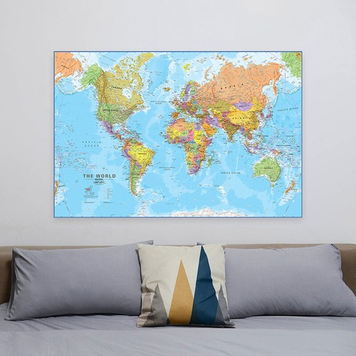 140x100cm weltkarte poster - weltkarte,