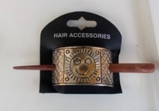 (14) Schmuck Modeschmuck  Haarschmuck mit Haarstab Smiley NEU