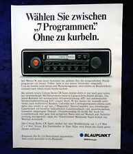 Blaupunkt Coburg Autoradio,  originale Werbung aus 1980