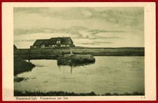Nordseeinsel Sylt Westerland a. Sylt um 1925 Friesenhaus am See AK