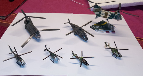 Konvolut militärhubschrauber - konvolut,