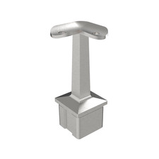 Rohrstütze Edelstahl V2A 90°