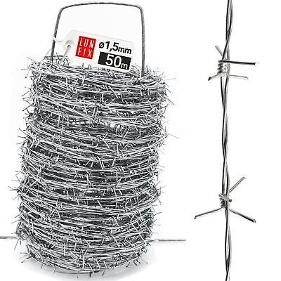 50m stacheldraht weidezaun - stacheldraht,
