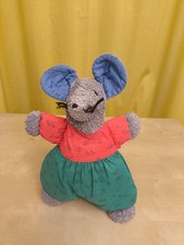 SIGIKID MAUS Frottee grau rot