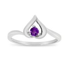 LXR 10k Weißgold Rund