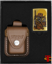 ZIPPO Feuerzeug-Set WILD WEST SKELETON Geschenk No2
