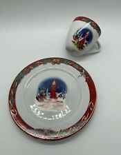 Fyrklövern Disney Kaffeetasse -becher Kuchenteller Weihnachtsservice Lindahl