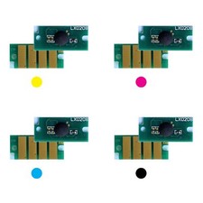 4x Toner Chip Y/M/C/K passt für Xerox Phaser 6000 6010 WorkCentre 6015