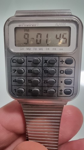 Reloj calculadora vintage - reloj,