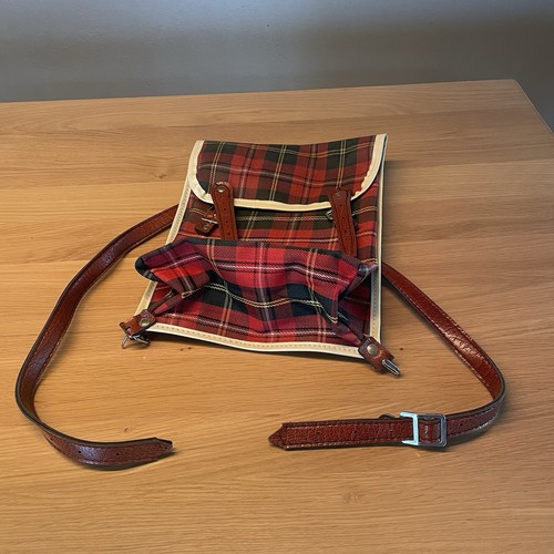 Vintage rucksack rot - karo,