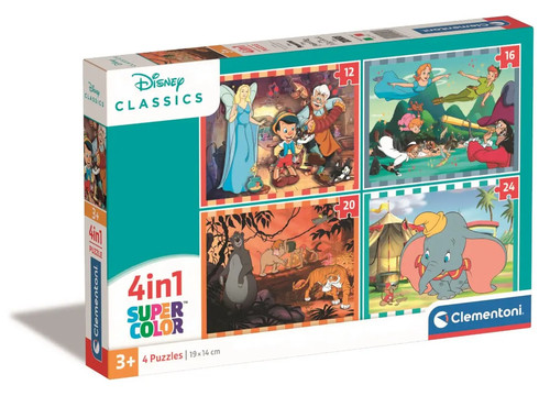 Disney klassiker 4in1 puzzle - disney,