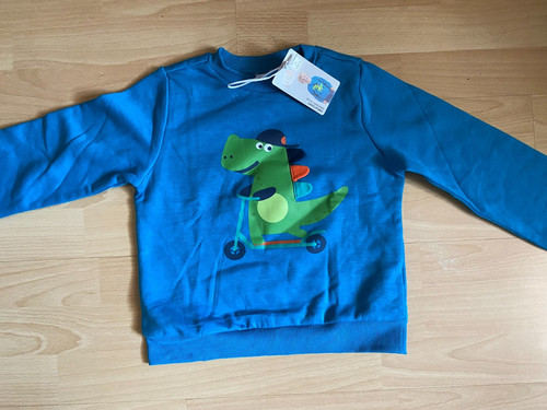 Blaues sweatshirt 110 - blaues,