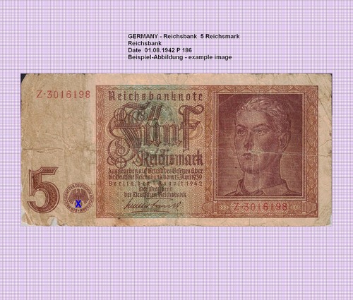 Drittes reich reichsmark - drittes, 5
