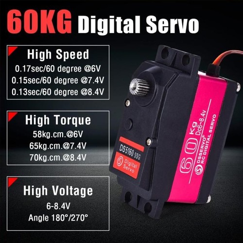 Rc servo hv - 1:5+1:6,