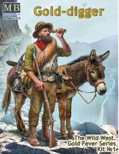 MW22 MASTERBOX 35233 THE WILD WEST. GOLD FEVER SERIES. NO 1. GOLD-DIGGER  F