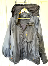 Out Living Herren Segeljacke Regenjacke Friesennerz Nylon XL / 56 - grau schwarz