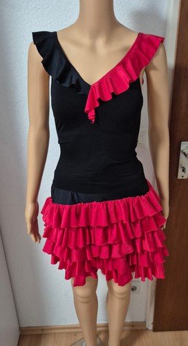 Tanzkleid schwarz rot - schwarz-rot, m