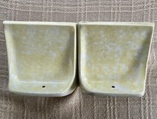 Fliesen Seifenschale DDR gelb