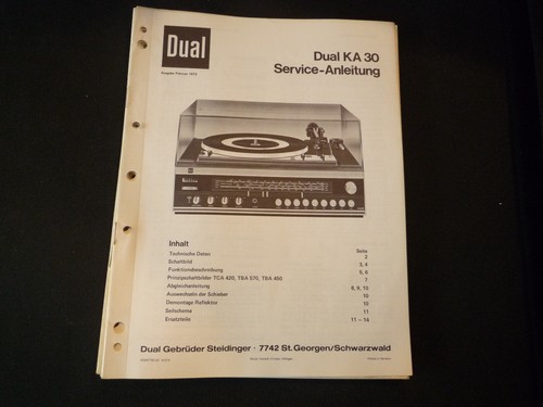 Original service manual - original,