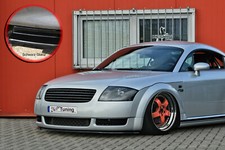 Spoilerschwert Frontspoiler Lippe aus ABS für Audi TT 8N ABE schwarz glänzend