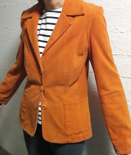 Damen lederjacke ziegenvelour - damen,