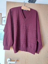 Herren Pullover “Breidhof”, Gr. 56, 50% Schurwolle, 50%Polyacryl, Farbe: Rotwein