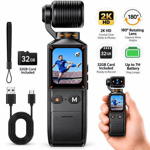 Pocket action cam mit - action,