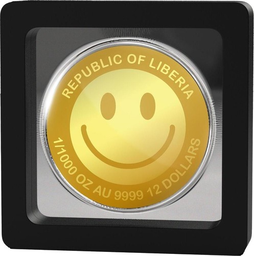 Smiley 1000 24k gold - gold, 999