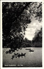 Ak Berlin Weißensee, Boote