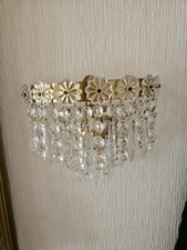2 Wandlampe  Wandleuchte Lüster Wand Kristall