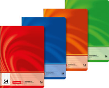 BRUNNEN PREMIUM VOKABELHEFT SCHULHEFT 90g/m² oder 70g/m²  32 BLATT LIN 53 + 54