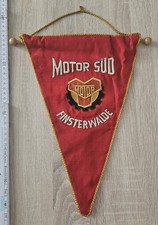 Motor Süd Finsterwalde Fussballwimpel gestickt 70er Jahre DDR Fussball