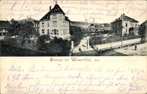 Steinen wiesental - ak, im
