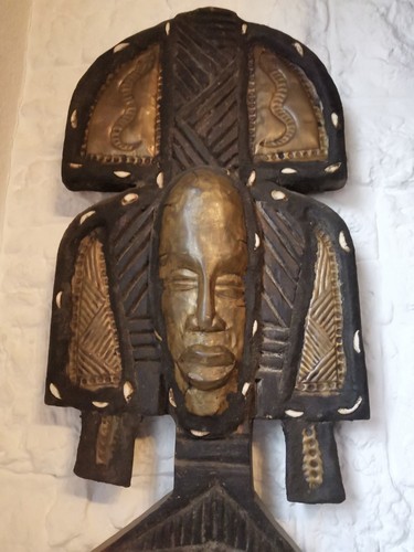 Afrikanische holzmaske 60er - afrikanische,