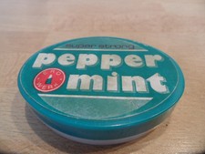 Alte Pepper mint Dose Super strong Pfefferminzdose aus Kunstoff leer ERO Werk