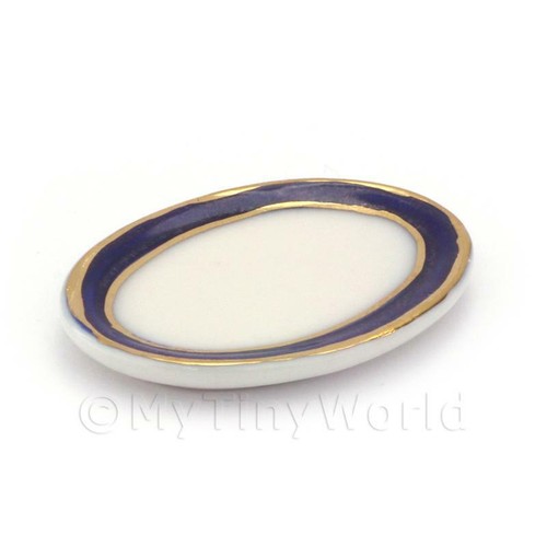 Puppenstube miniatur blau und - puppenstube,